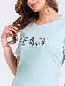 Camiseta Verde agua Peace