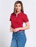 Polo Roja con Mini Prints