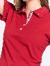 Polo Roja con Mini Prints