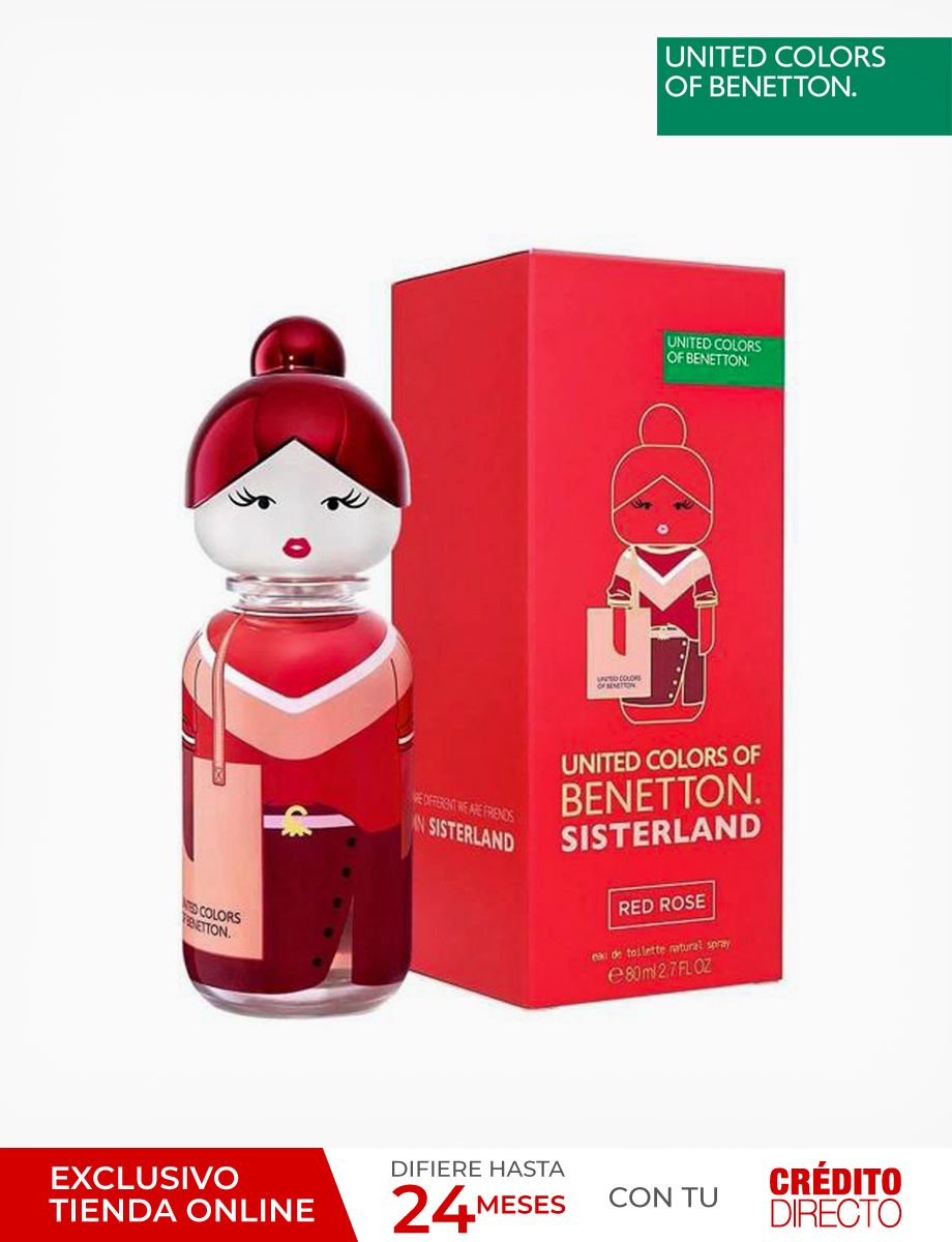 Perfume Sisterland Red Rose 80ml | Benetton