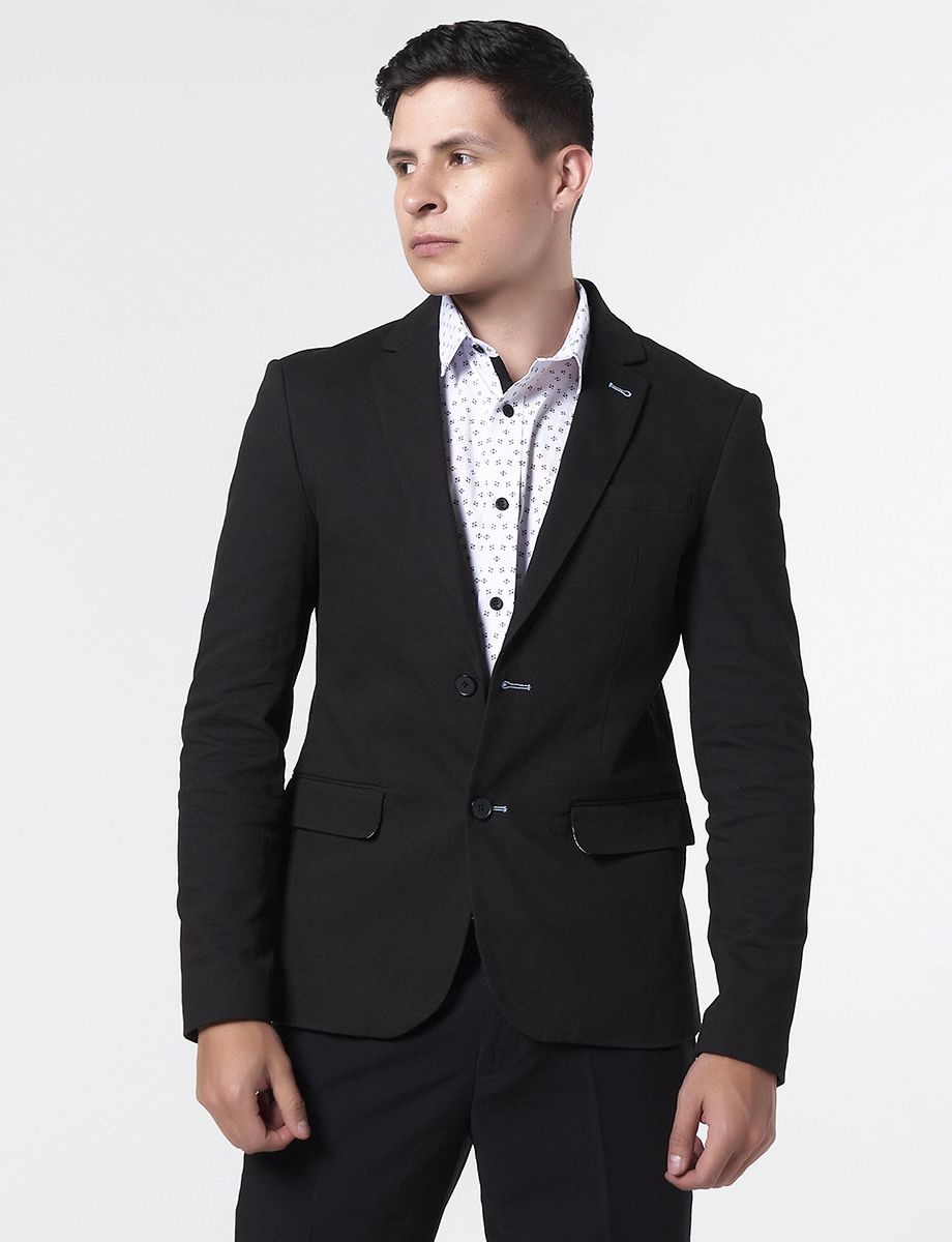 Blazer Casual Negro