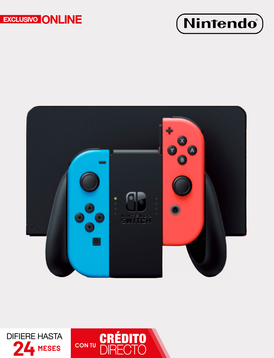 Nintendo Switch OLED Neon Blue/Red 64GB