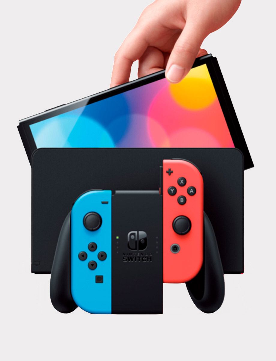 Nintendo Switch OLED Neon Blue/Red 64GB