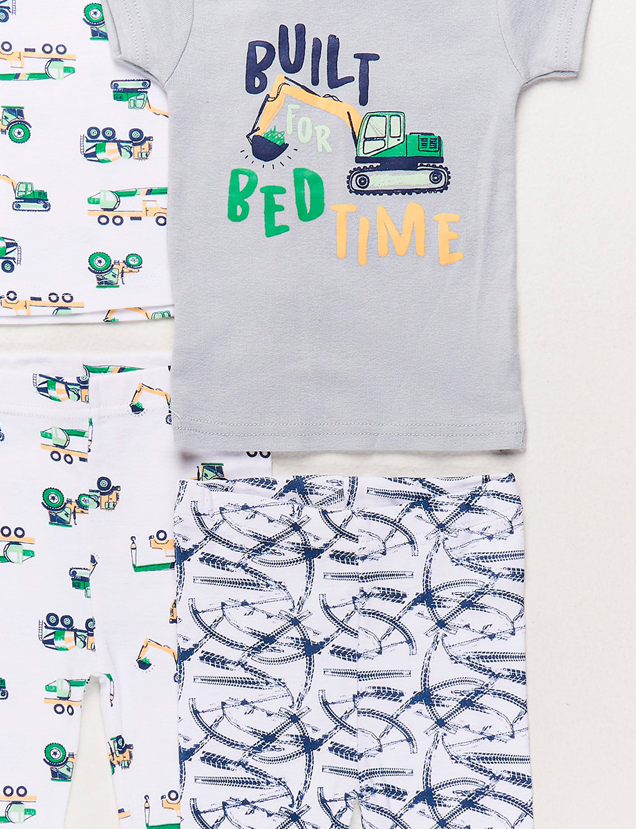 Set X2 Pijama Built Bed Time Gris