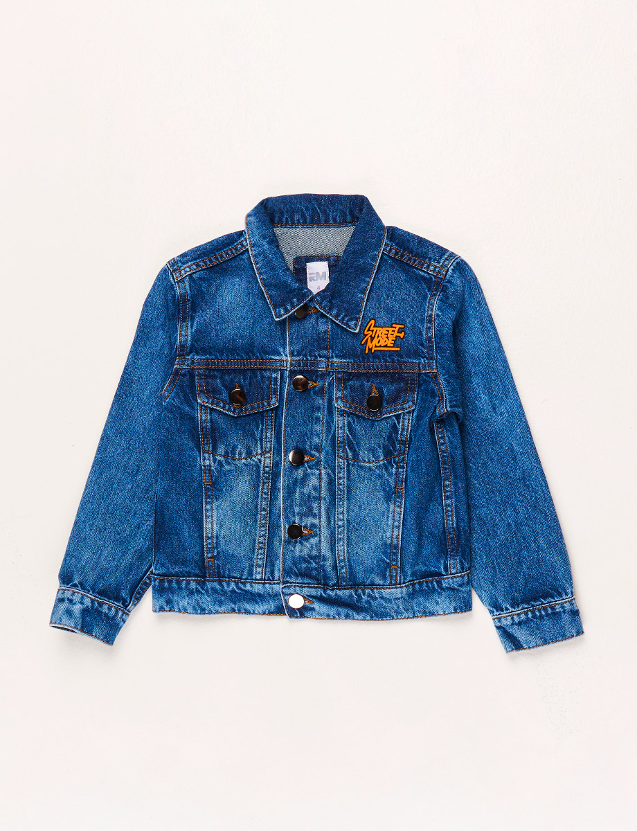 Chaqueta Denim con Bolsillos Street Mode