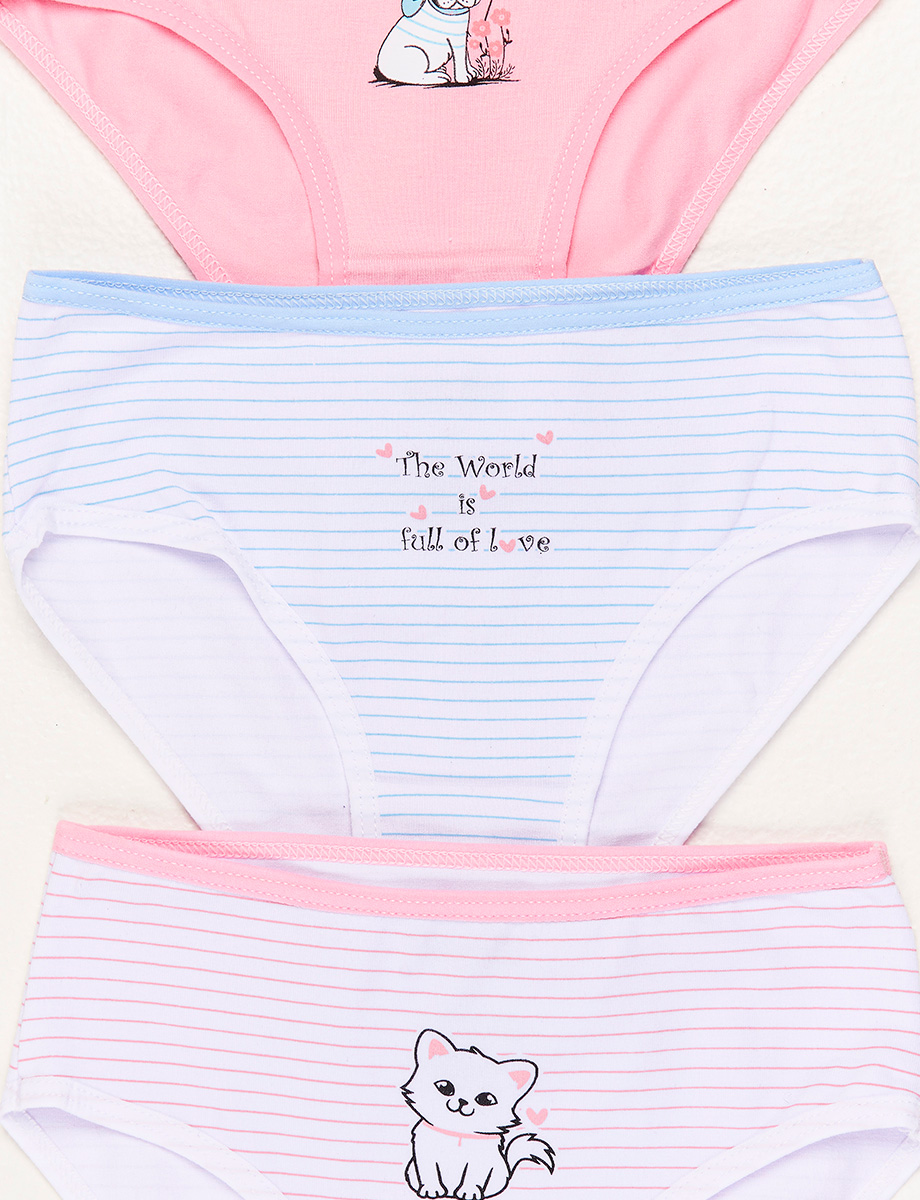 Set Panty Estampado Animales x3