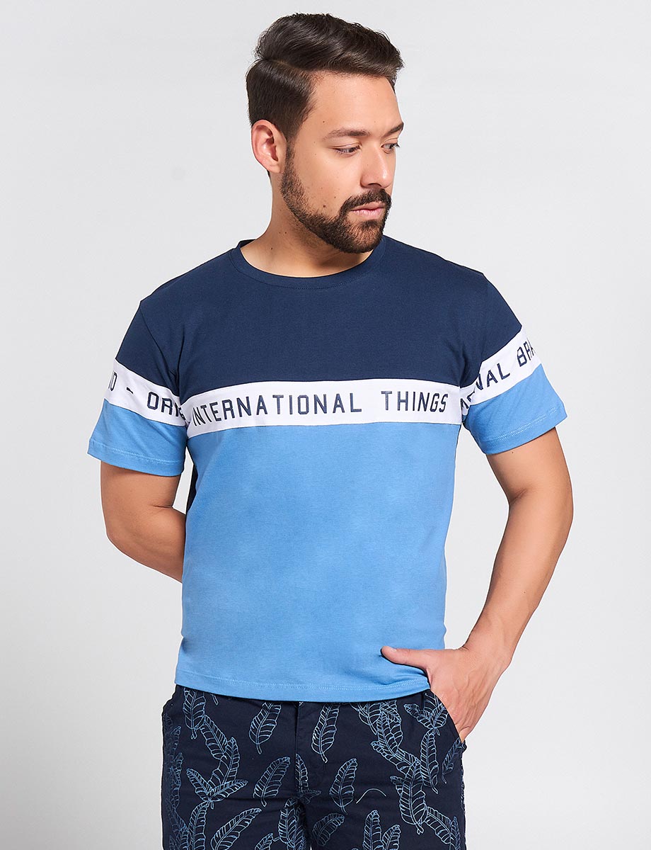Camiseta Bloques de Color International Things