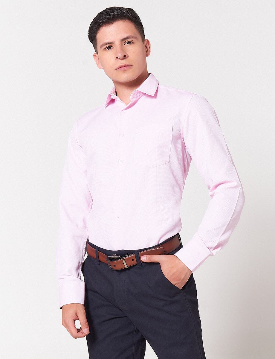 Camisa Llana Rosado Claro