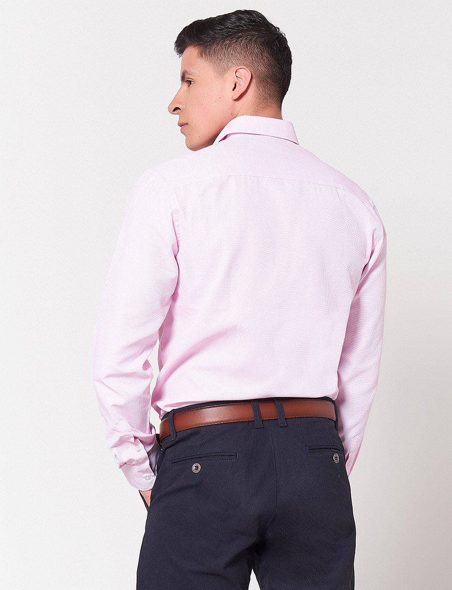 Camisa Llana Rosado Claro