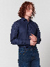 Camisa Azul Marino Llana