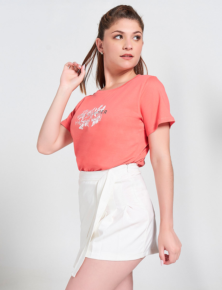 Camiseta Every Summer Coral
