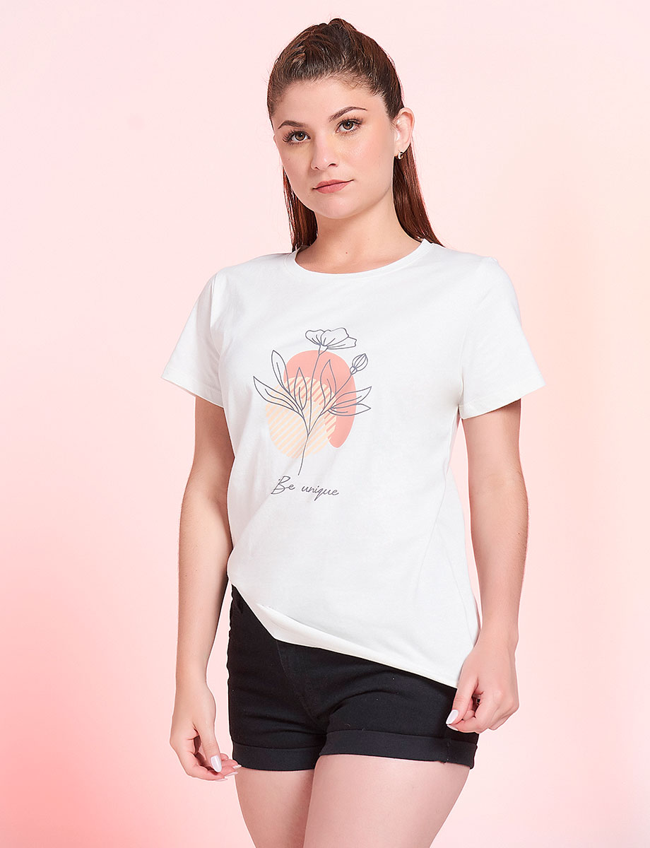 Camiseta Be Unique Blanca