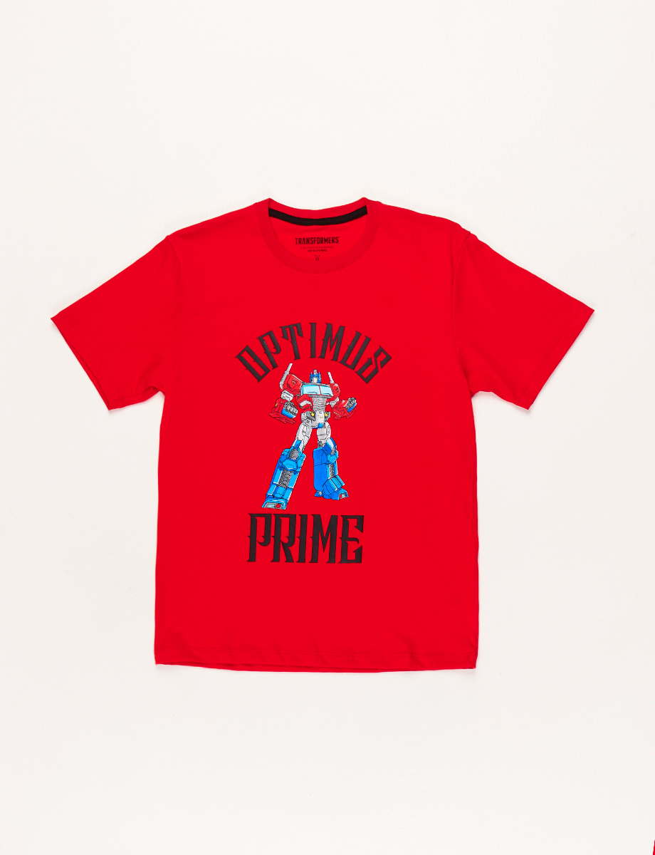 Camiseta Optimus Prime Rojo