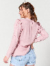 Blusa con Botones Palo Rosa