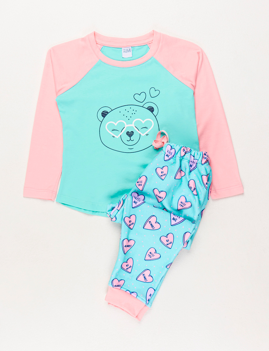 Pijama Buzo + Pantalón Ositos