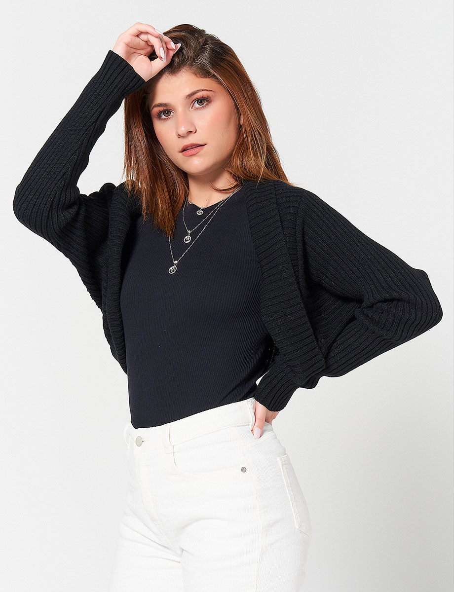 Sweater Bolero Negro