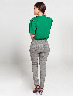 Legging a Cuadros con Botones Decorativos
