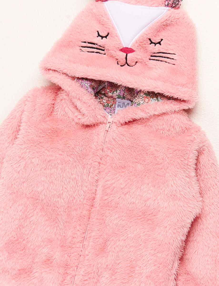 Abrigo Rosado Gatito