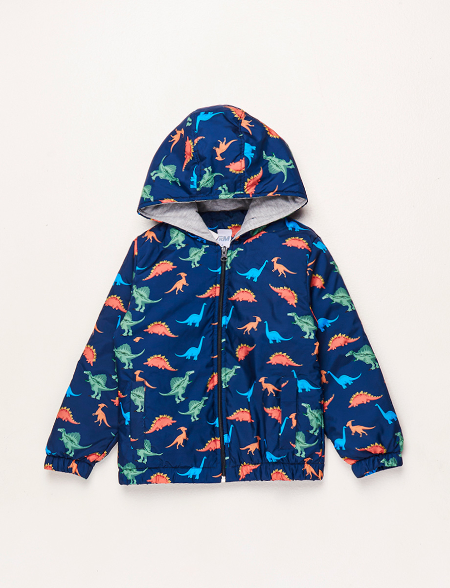 Chaqueta Azul Prints Dinosaurios
