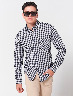 Camisa a Cuadros Blanco/Negro