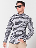 Camisa a Cuadros Blanco/Negro