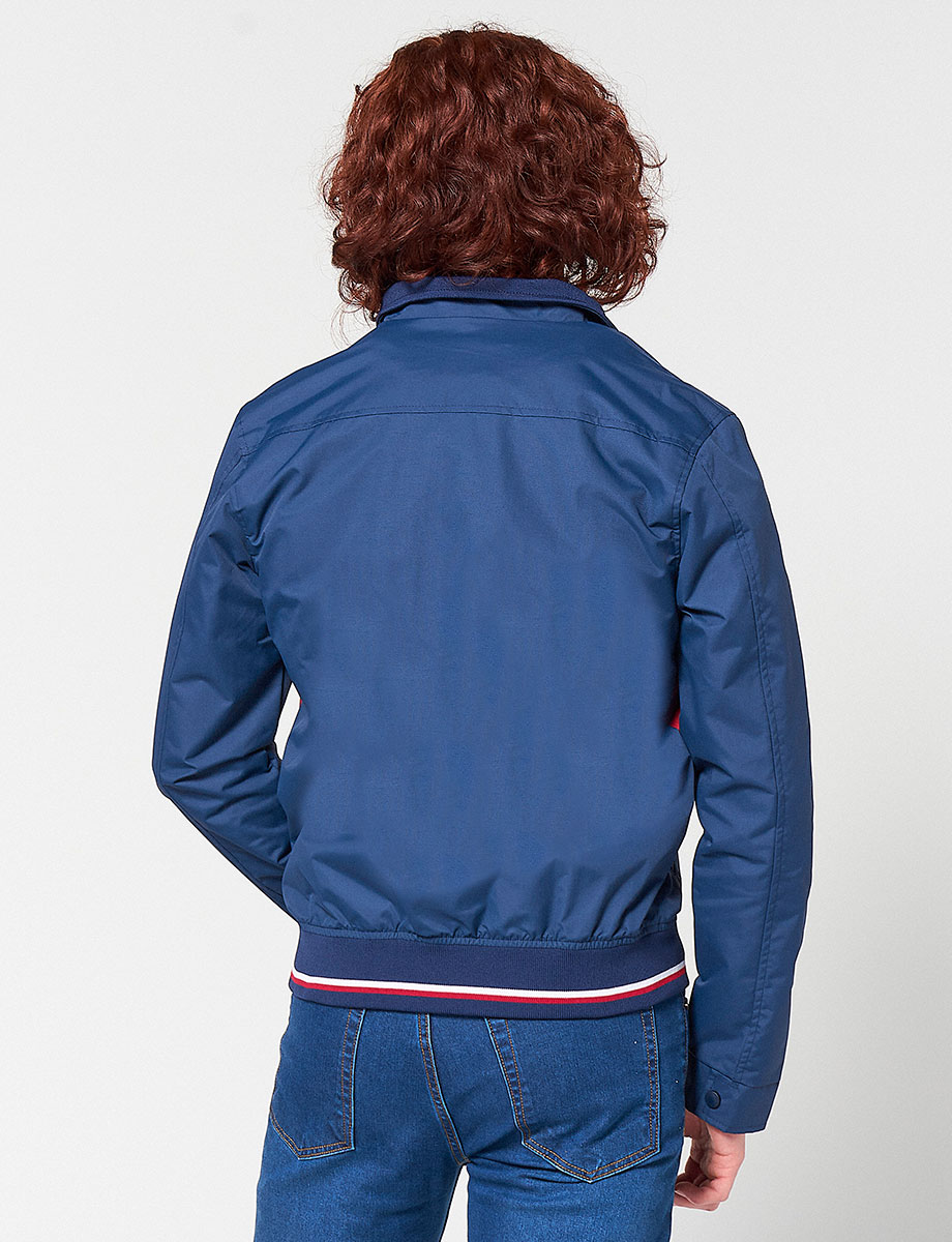 Chaqueta Bomber Bloques de Color