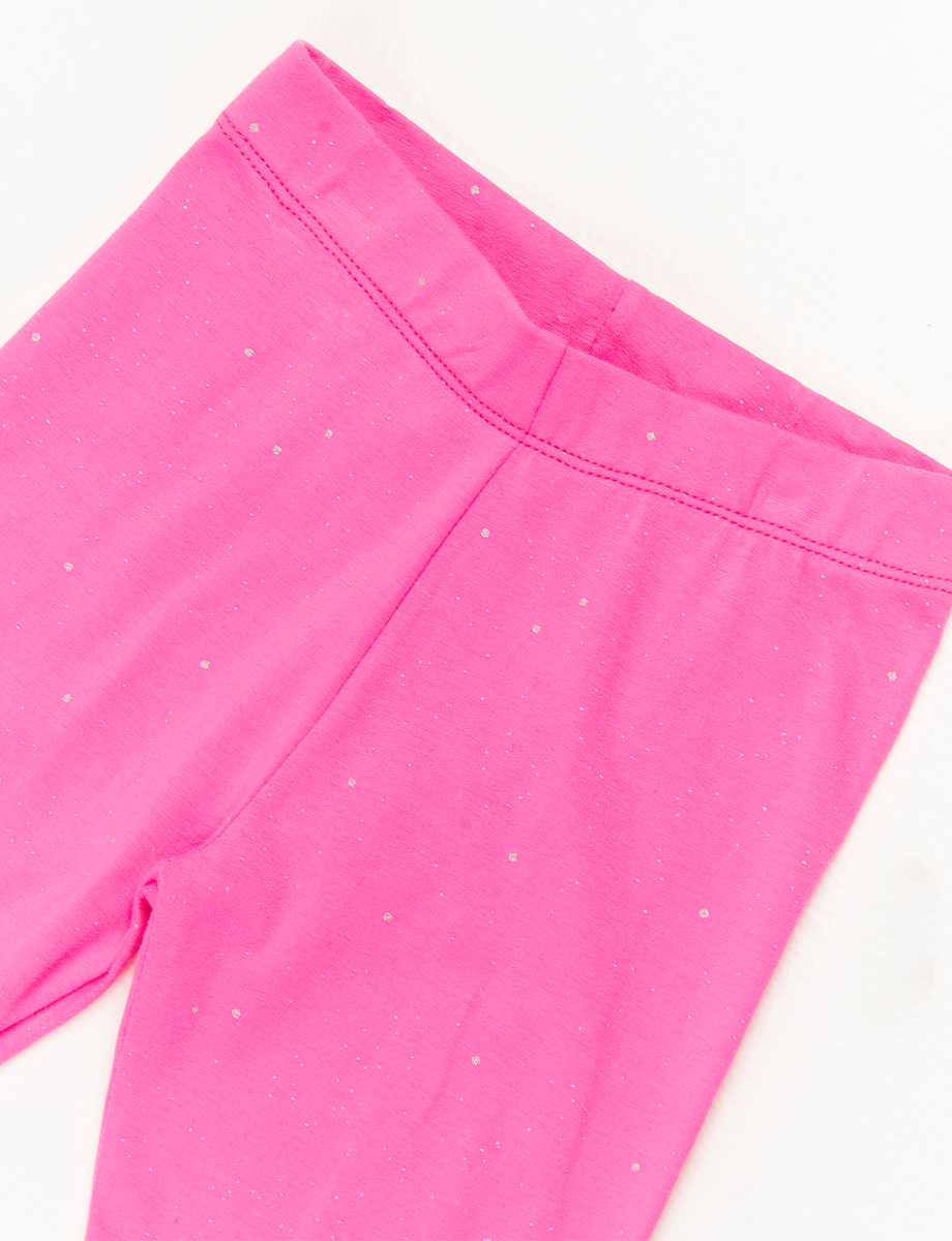 Licra Fucsia con Brillos