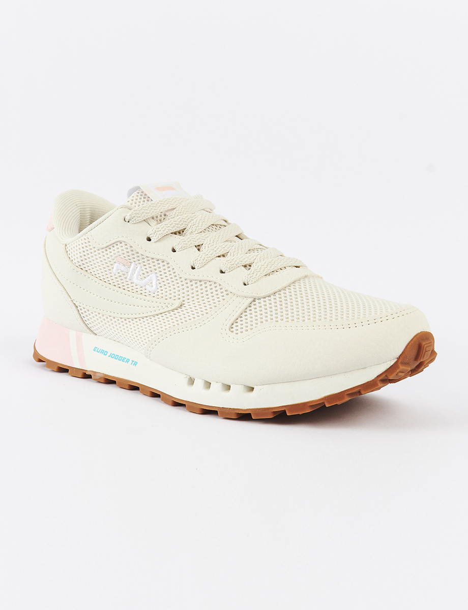Sneaker Beige con Cordones | Fila