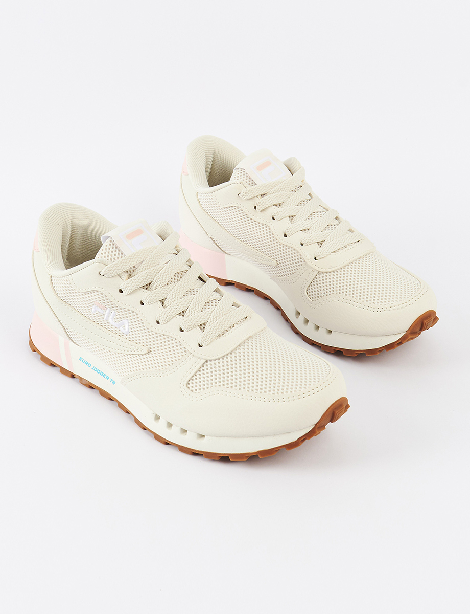 Sneaker Beige con Cordones | Fila