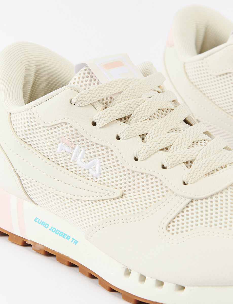 Sneaker Beige con Cordones | Fila