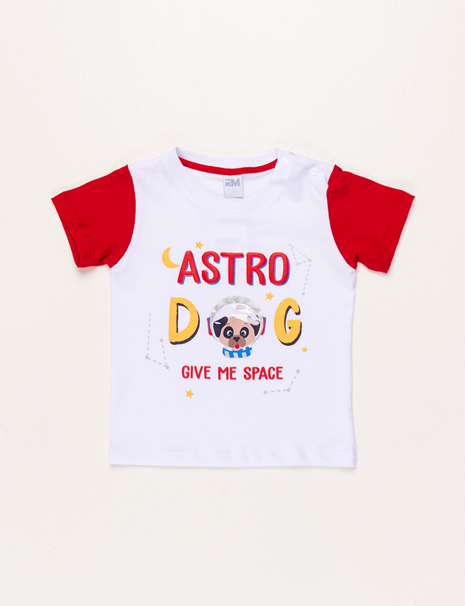 Camiseta Combinada Astro Dog