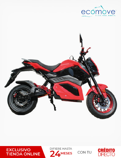 Moto Eléctrica XZ6 3000W Rojo | Ecomove