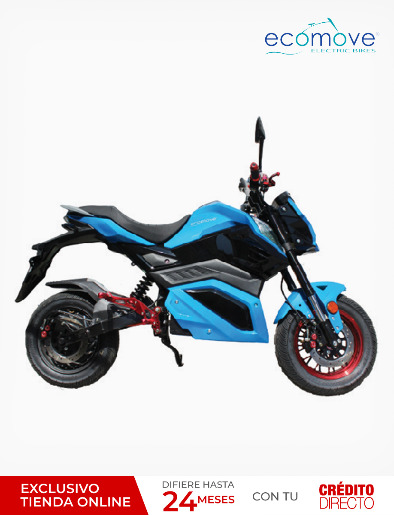 Moto Eléctrica XZ6 3000W Azul | Ecomove