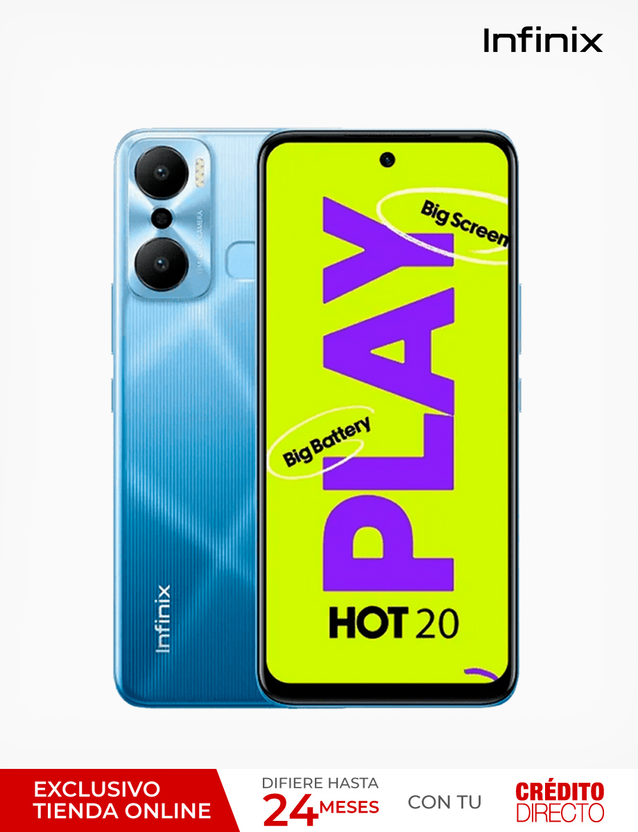 Infinix Hot 20 Play 128GB 6.82" Azul Luna