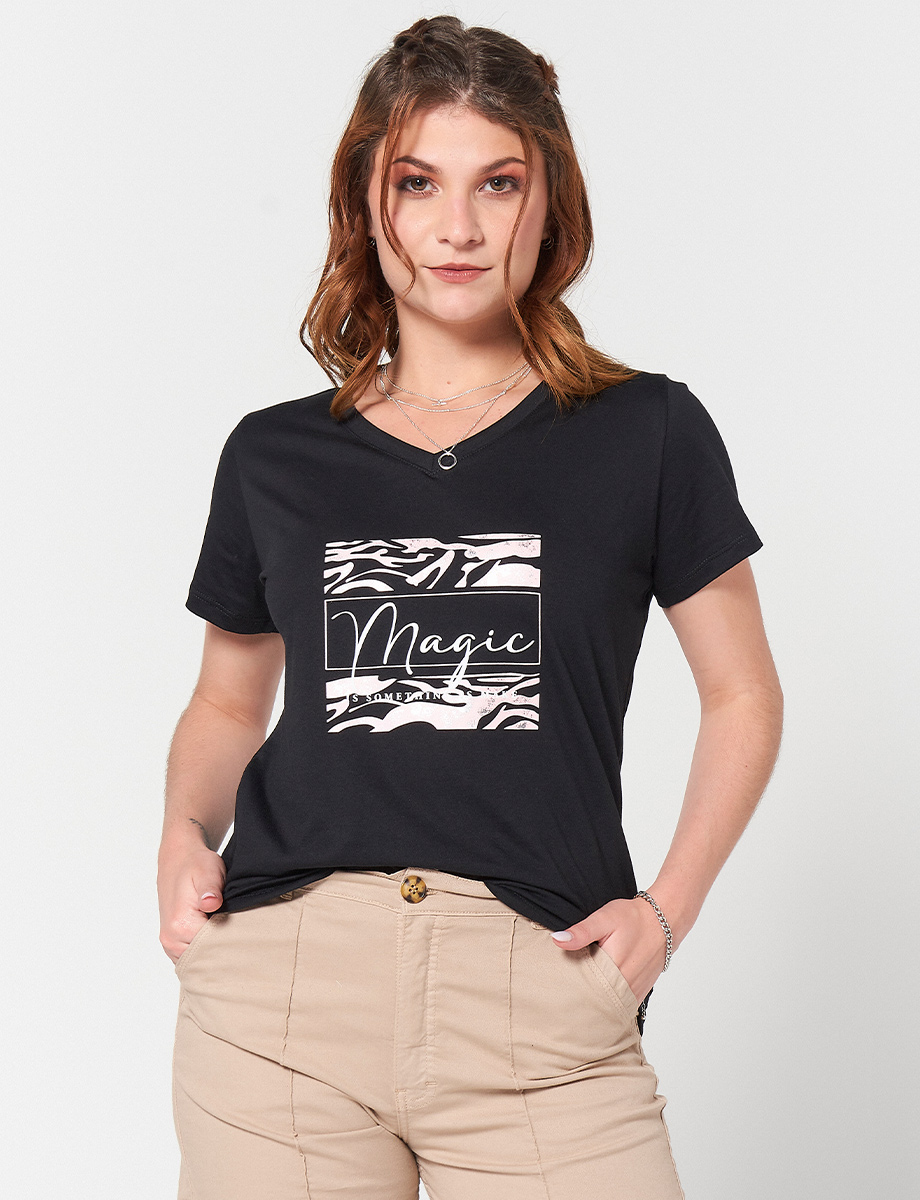 Camiseta Magic Negra
