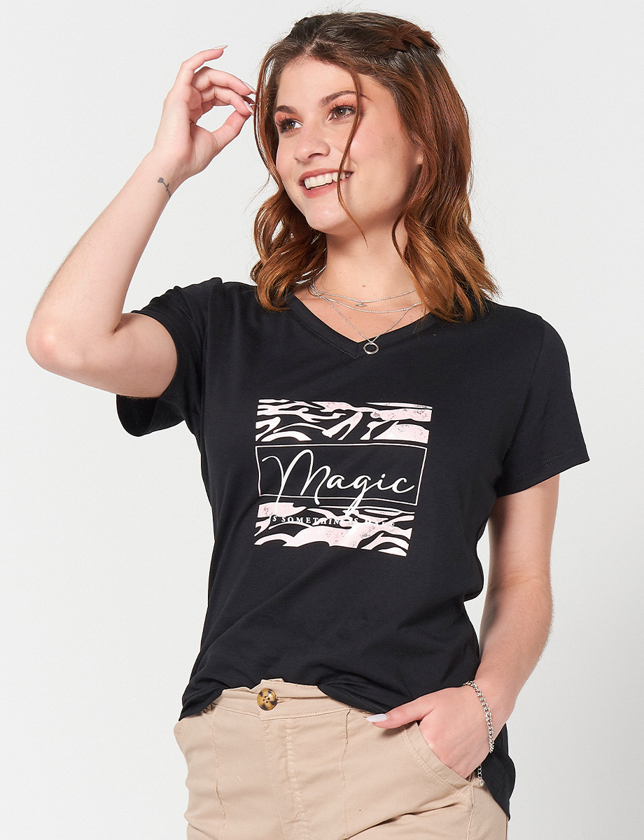 Camiseta Magic Negra