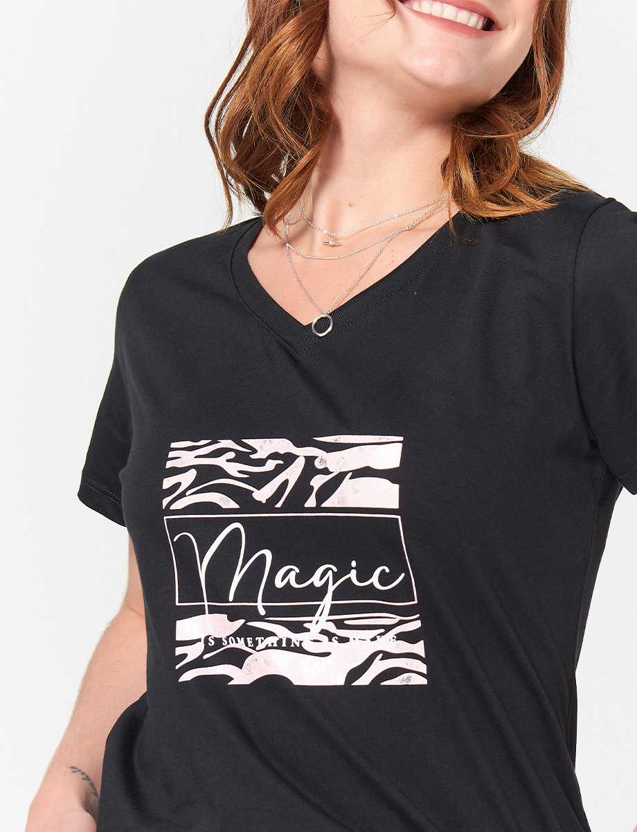 Camiseta Magic Negra