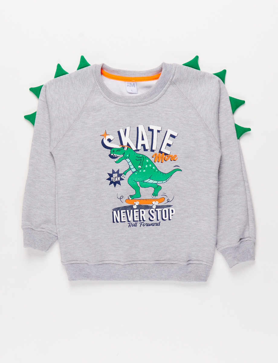 Buzo Flecce Skate Gris