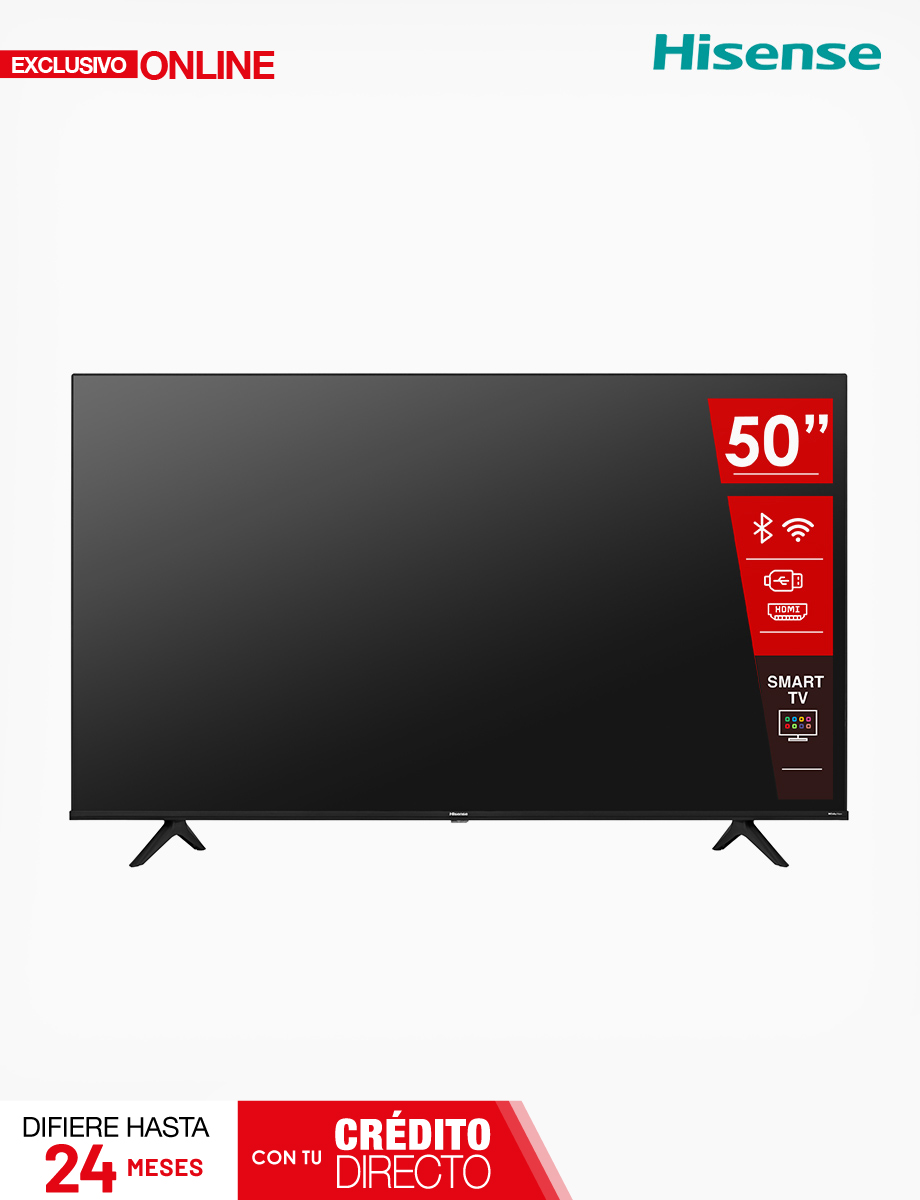 Smart TV LED 4K A6H 50 Pulgadas | Hisense