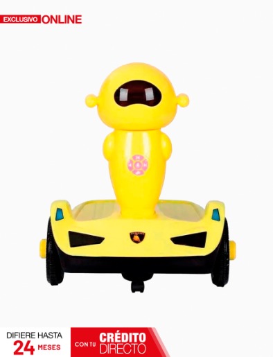 Carro <em class="search-results-highlight">a Batería</em> Amarillo para Niños | Peego