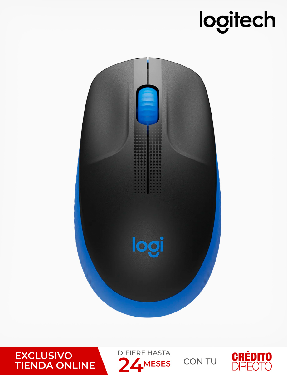 Mouse Inalámbrico Azul M190 | Logitech