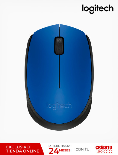 Mouse Inalámbrico M170 Azul/Negro | Logitech