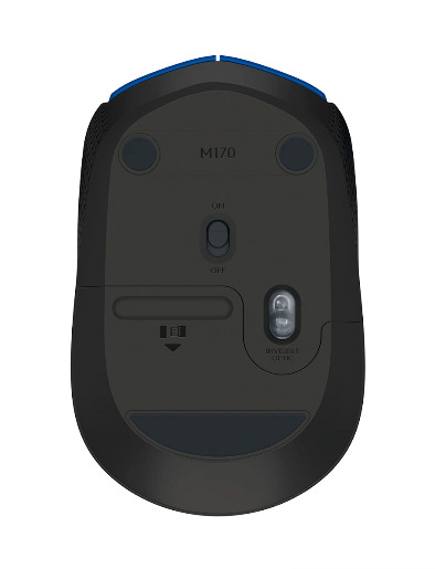 Mouse Inalámbrico M170 Azul/Negro | Logitech