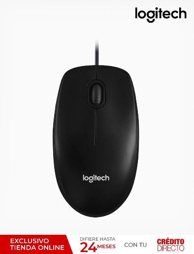 Mouse Alámbrico Ambidiestro M100 | Logitech