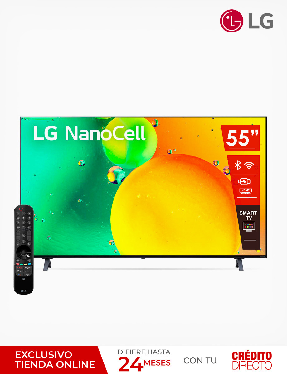 Smart TV 4k NanoCell 55 Pulgadas + Magic Control | LG