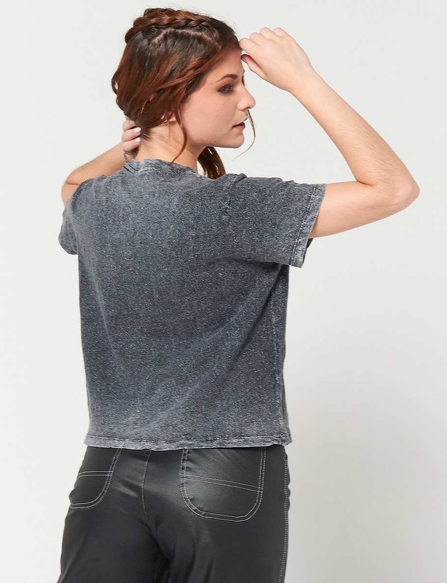 Camiseta Prelavada Gris
