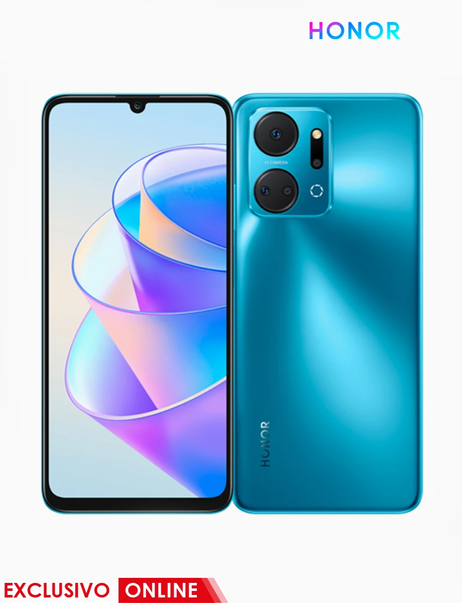 Celular X7A 128GB Azul Náutico | Honor