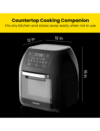Freidora de Aire con Horno 10 Lt 1700W | Chefman