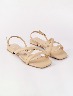 Sandalia Flat Chica Nude