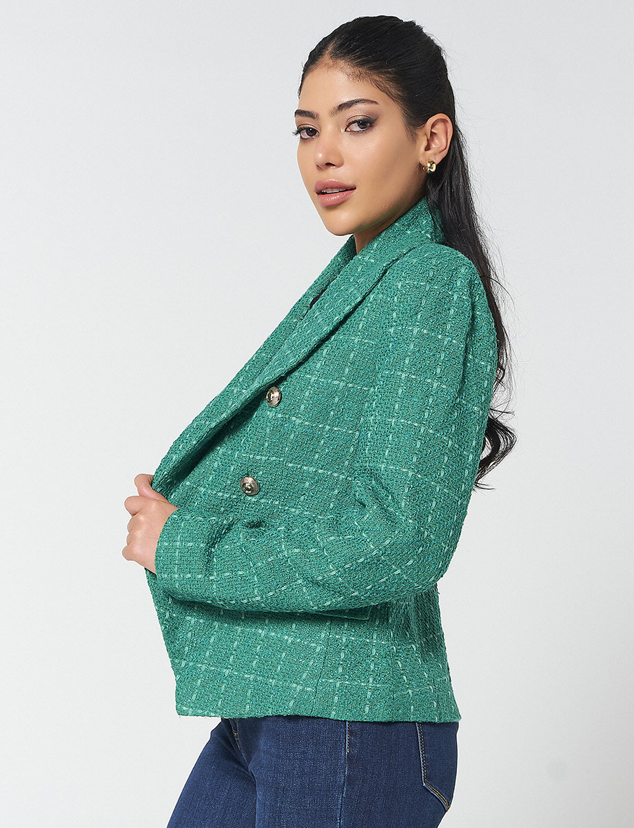 Blazer Tejido Verde